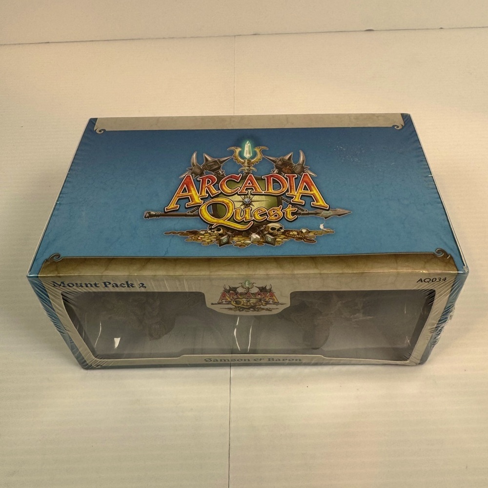 NEW Arcadia Quest Riders Mount Pack2 AQ 034 Samson & Baron New/ Sealed 
( D2)